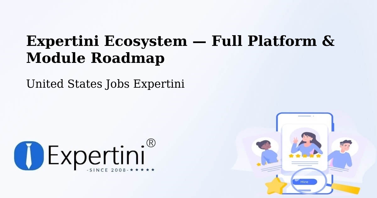 Expertini Ecosystem — Full Platform & Module Roadmap – Vienna